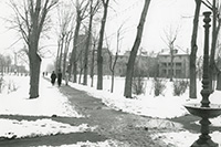 Winter view of Acacia Park circa 1915