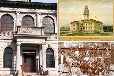 Historic photos of the Courthouse building