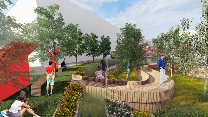 Boxyard Park Rendering 2