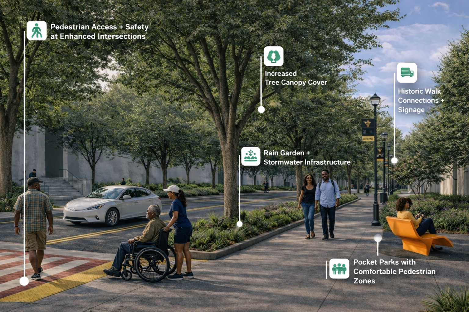 Downtown Lafayette street render.