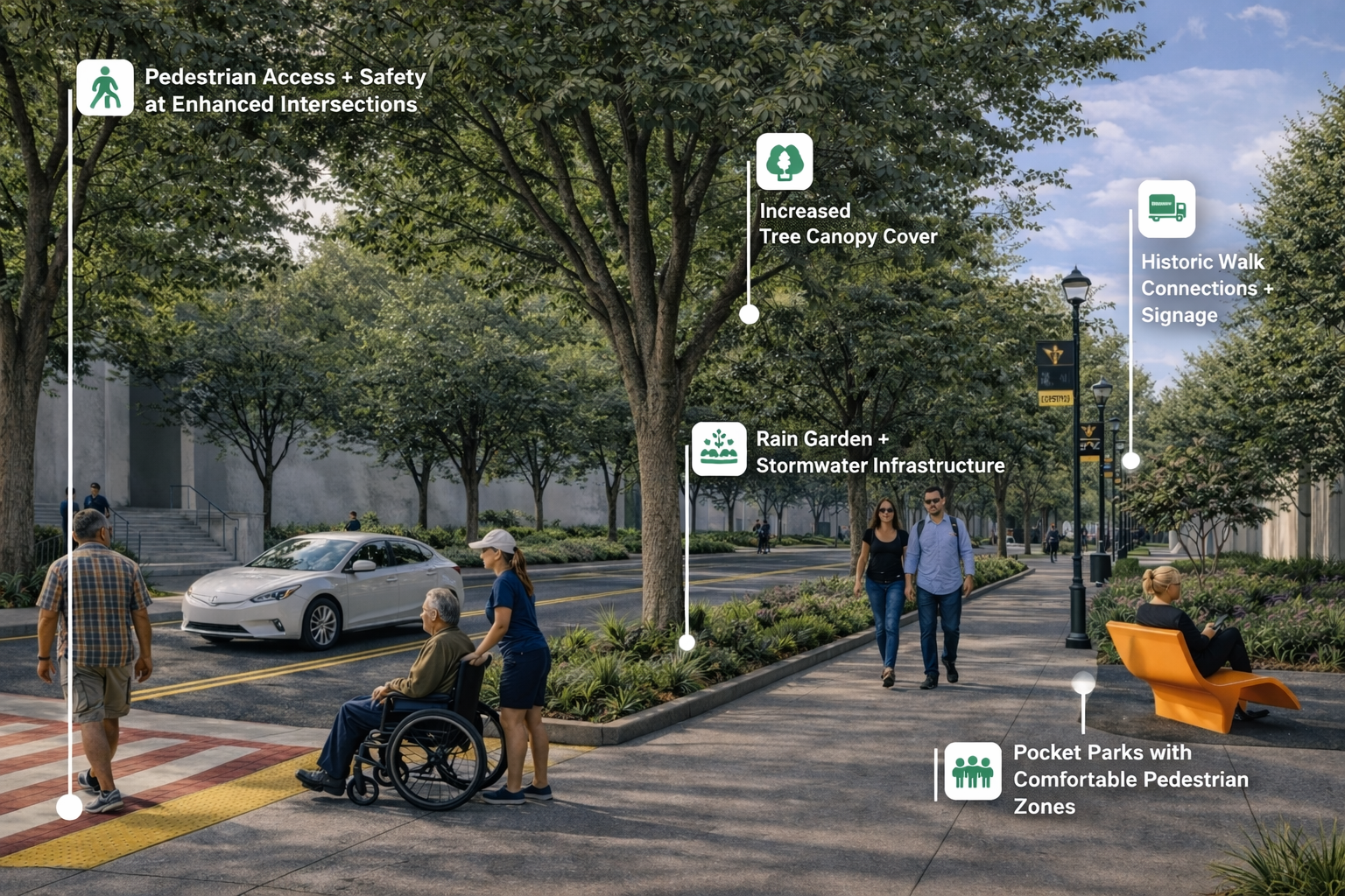 Downtown Lafayette street render.