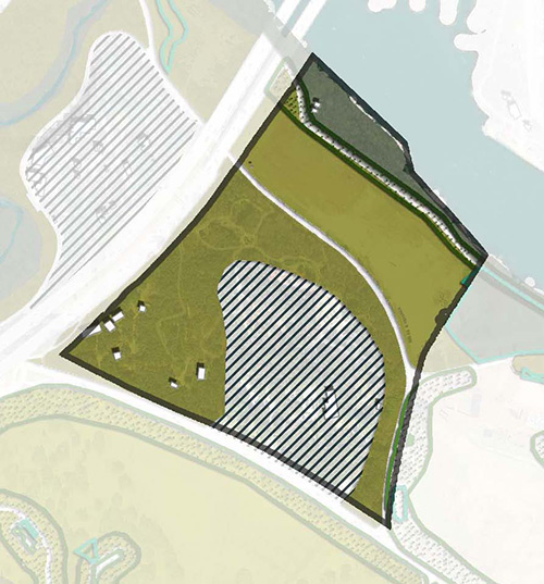 Diagram of ecological plus uplift areas