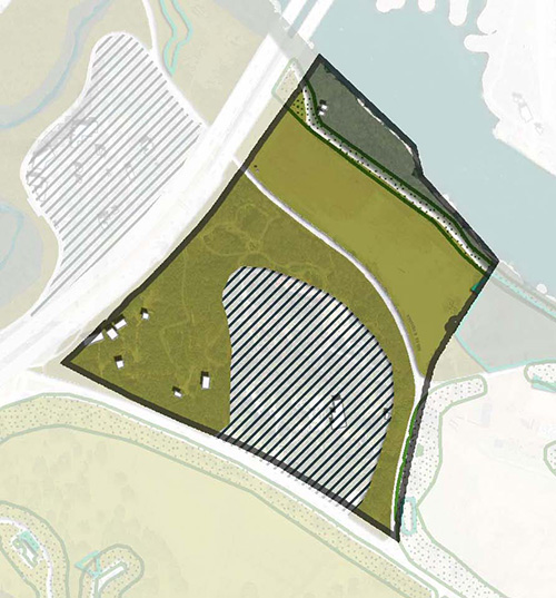 Diagram of ecological uplift areas