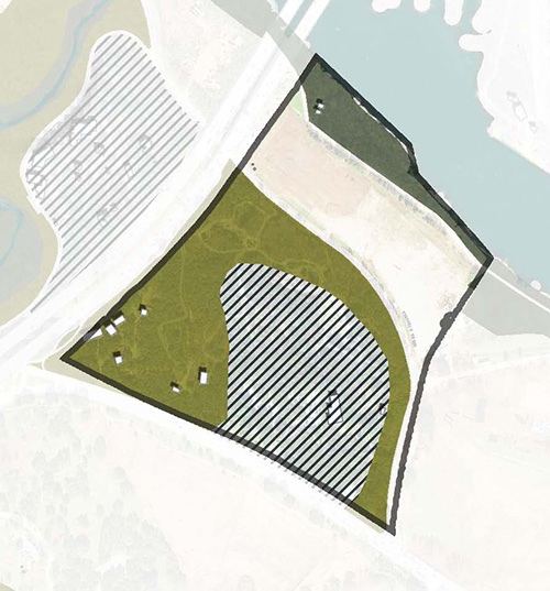 Diagram of ecological mowed areas