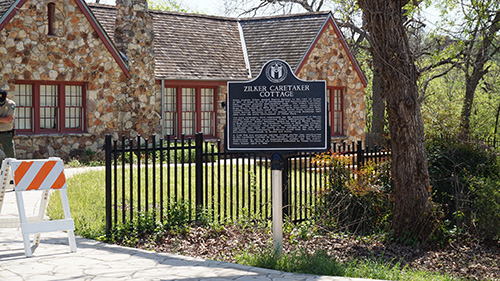 Entry to the existing Caretaker's Cottage