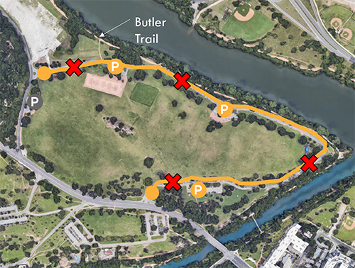 Diagram showing proposed Lou Neff closures