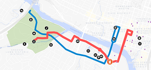 Diagram of proposed road extension